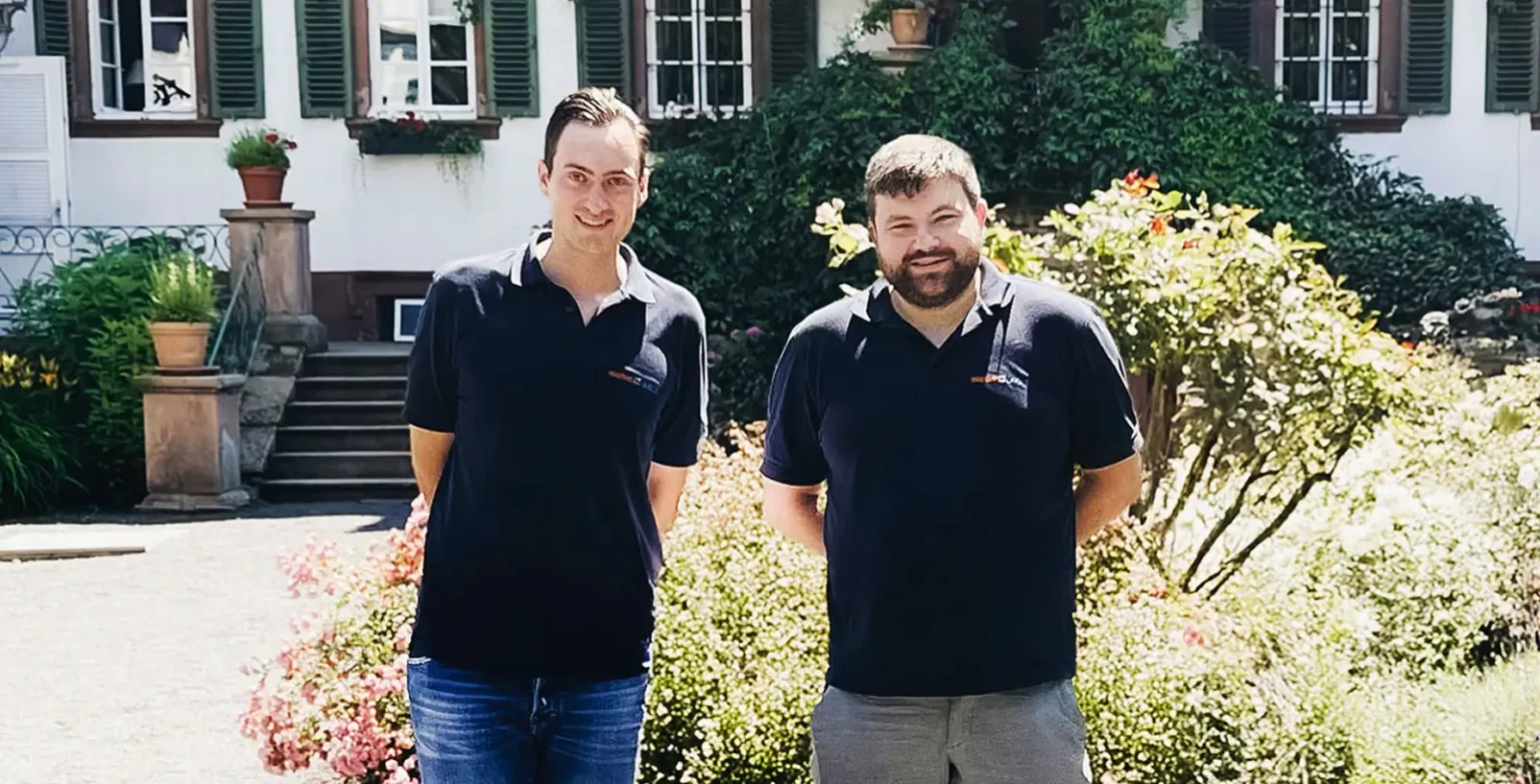Youri Kissner und Felix Cvecko, die Gründer und Geschäftsführer der Waermequelle GmbH.