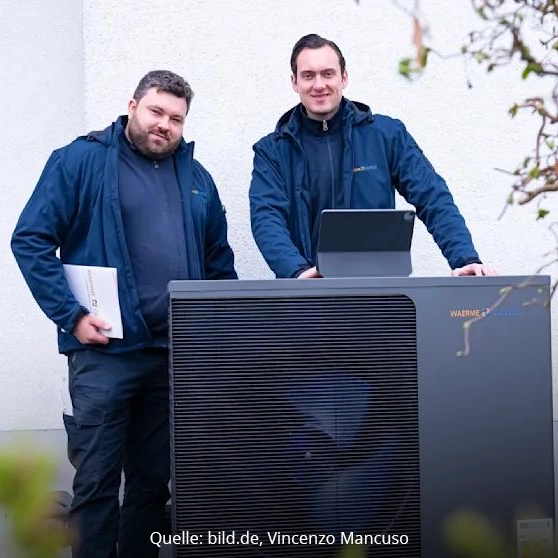 Felix Cvecko und Youri Kissner, die Gründer und Geschäftsführer der Waermequelle GmbH.